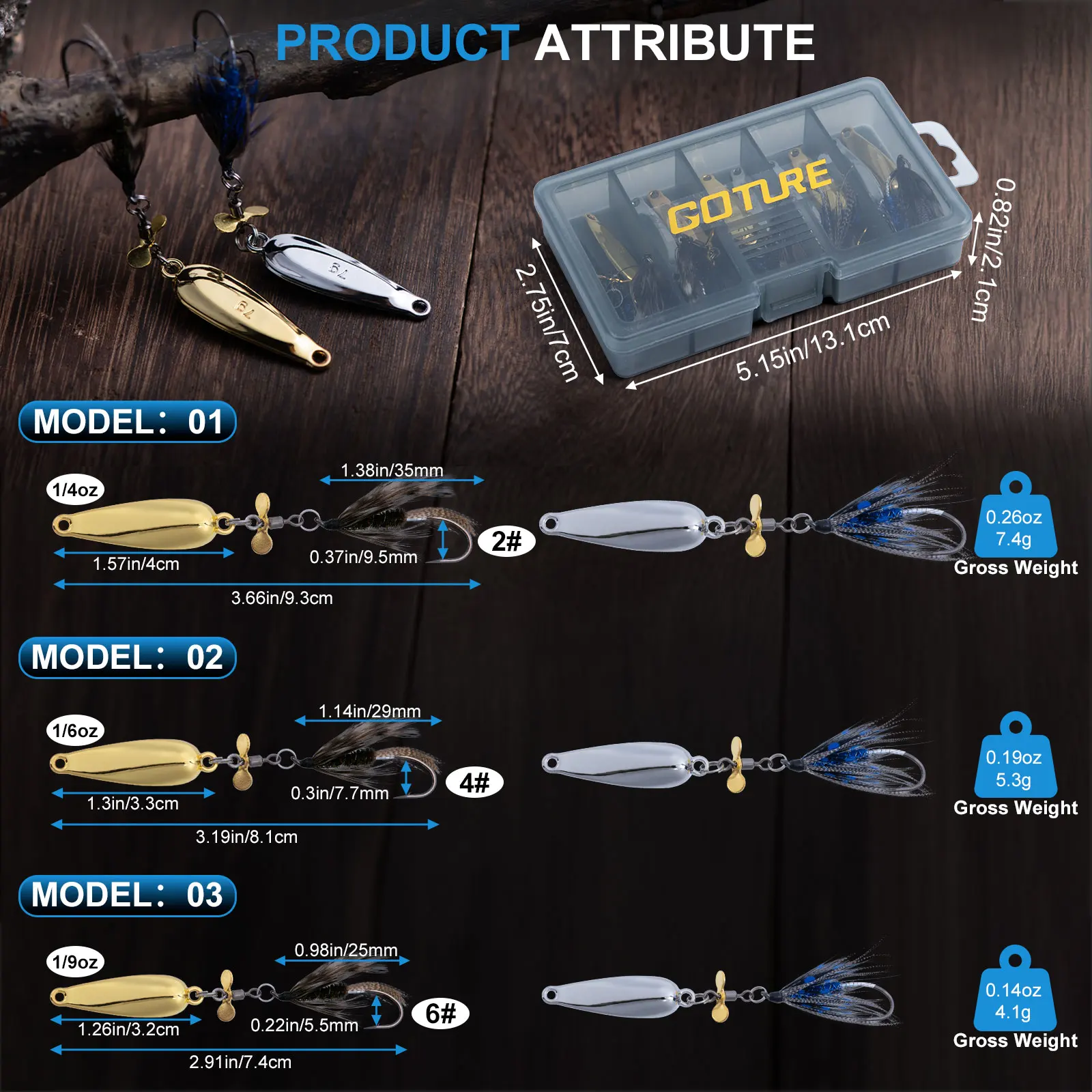 Goture Señuelos para lucio: cuchara, crankbait y wobblers - imagen 3