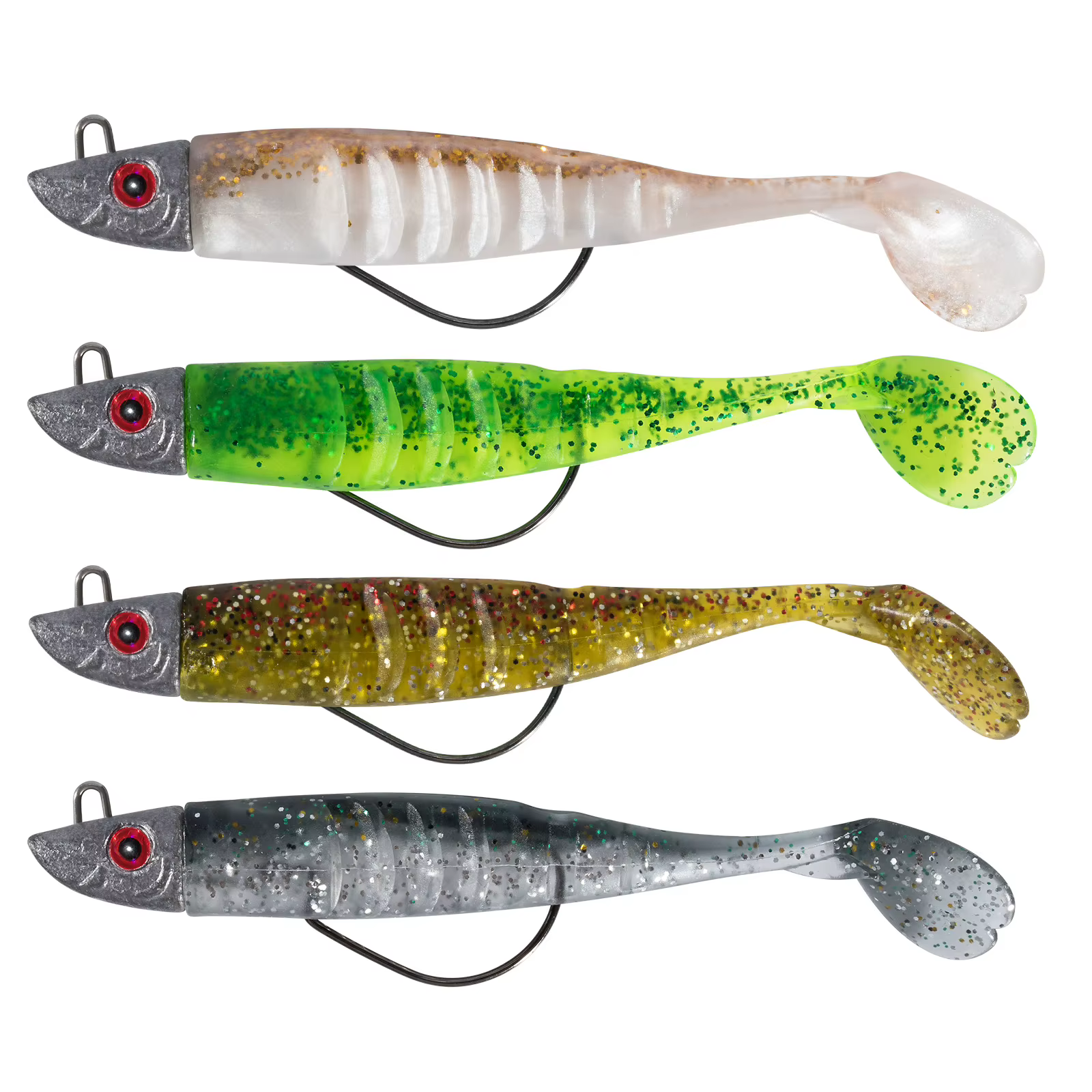 Swimbait de Silicona con Jig Head – Vinilo para Pesca en Mar - imagen 5