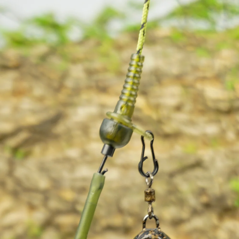 Hirisi clips plomo-goma para pesca de carpa con anillas - imagen 3