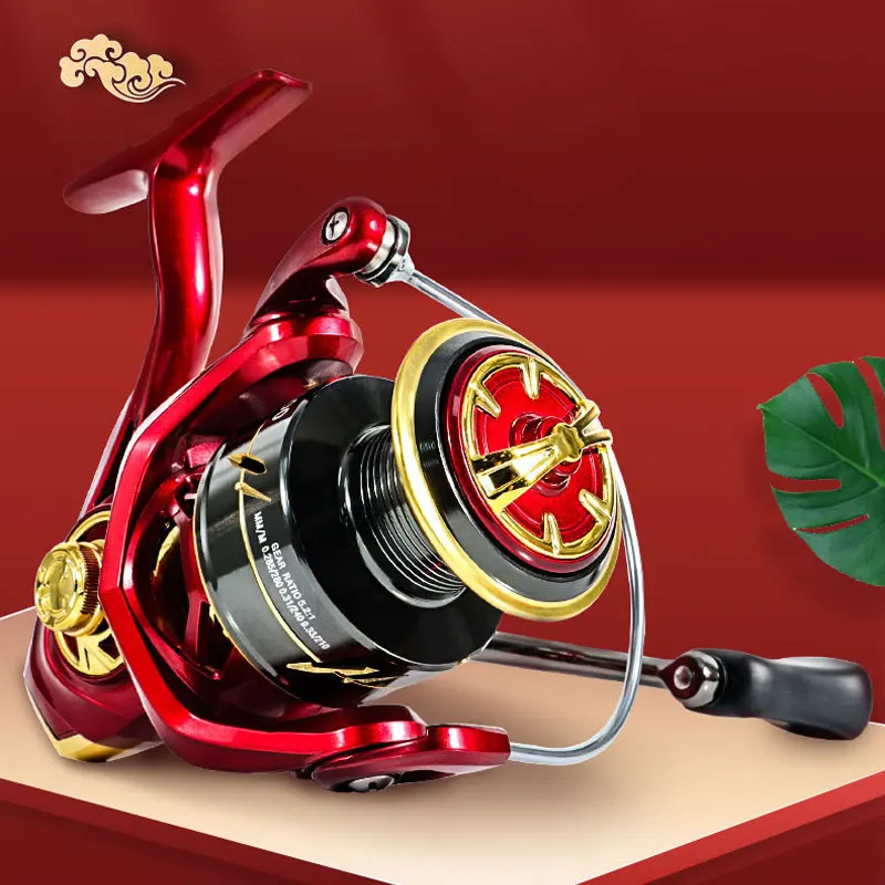Carrete de spinning inoxidable para agua salada - ambidextro