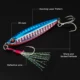 Señuelo jigging lento metálico spinner con anzuelo y ojos 3D para mar - imagen 2