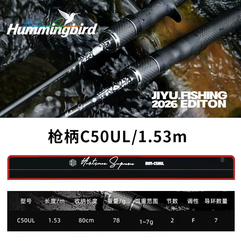 Caña Hummingbird Micro Jiyu para Pesca Ultraligera - imagen 5