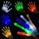 Guantes LED luminosos con calaveras para Halloween