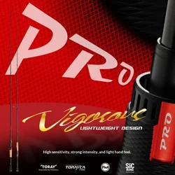 Caña VIGOROUS PRO Toray FAST con anillas Fuji SIC