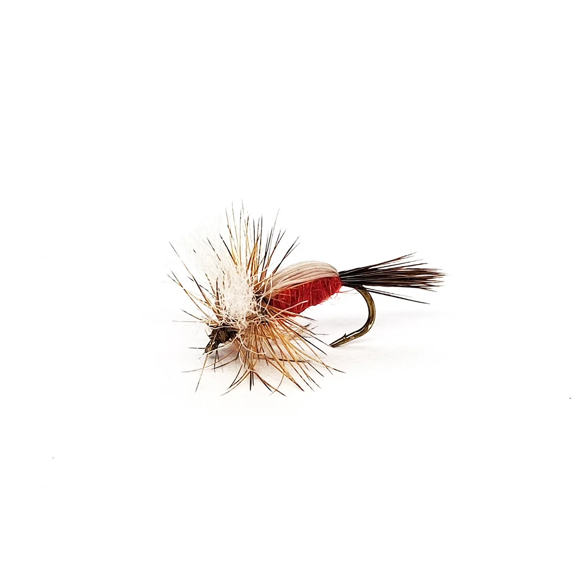 Mosca seca jorobada roja para pesca en superficie del río trucha - imagen 2