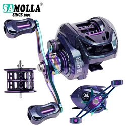 Carrete SAMOLLA 7,6:1 CNC – Tiro largo 10kg aluminio