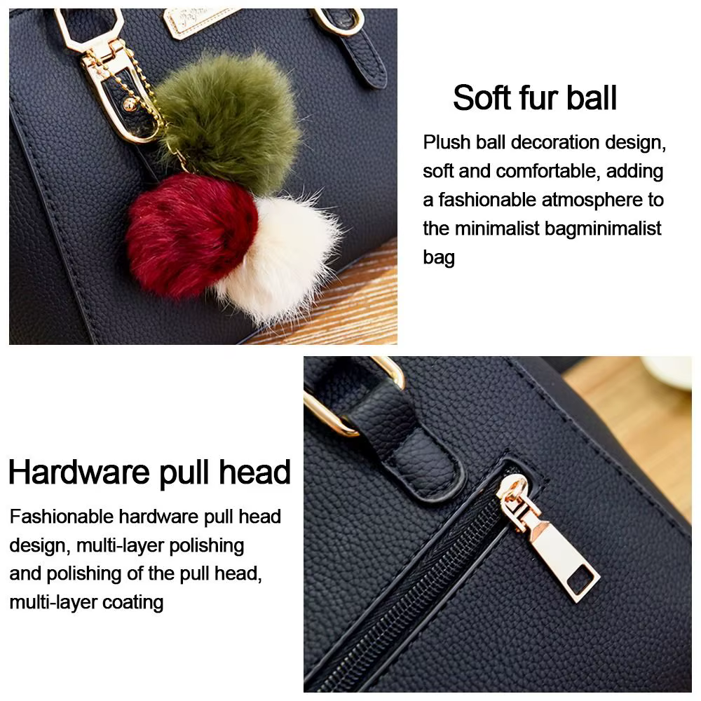 Bolso Bandolera Mujer Cuero PU – Gran Capacidad, Diseño Moderno - imagen 2