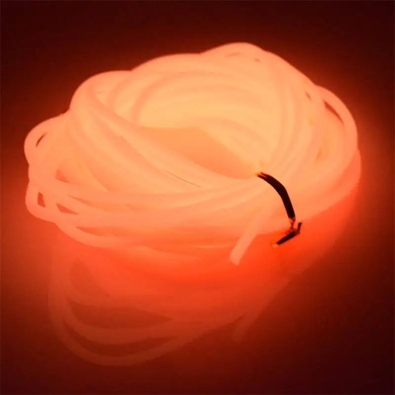 Tubo noctilucente antimordida para línea de pesca luminosa - imagen 4