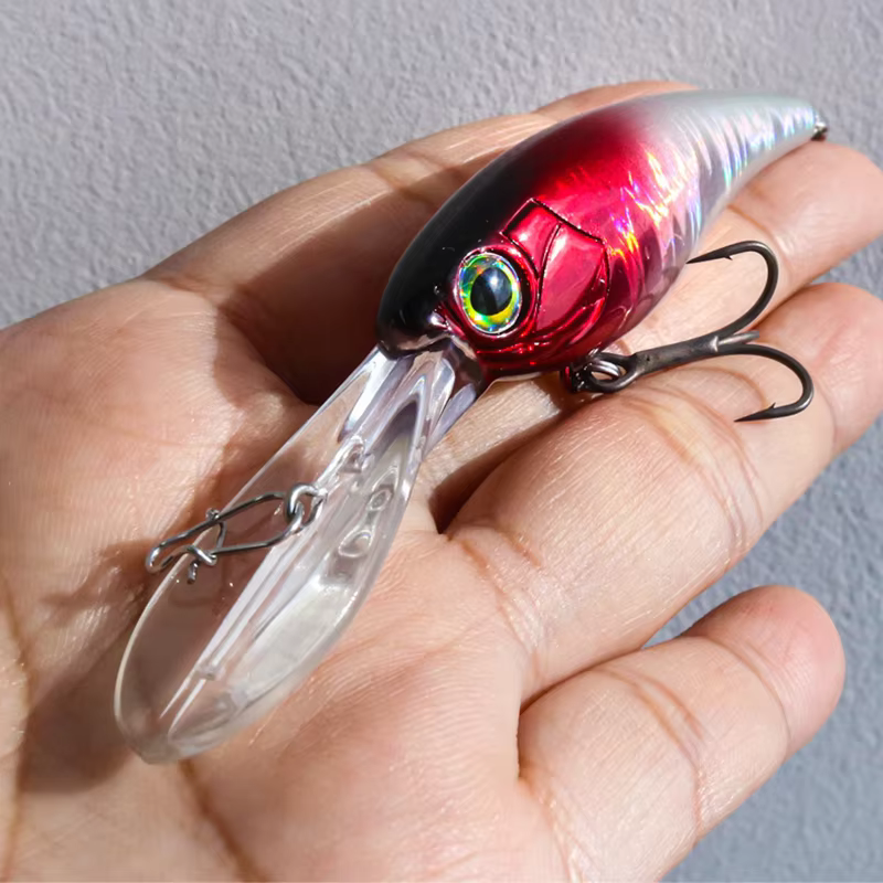 Señuelo Jerkbait flotante – Minnow de lengua larga en suspensión - imagen 5