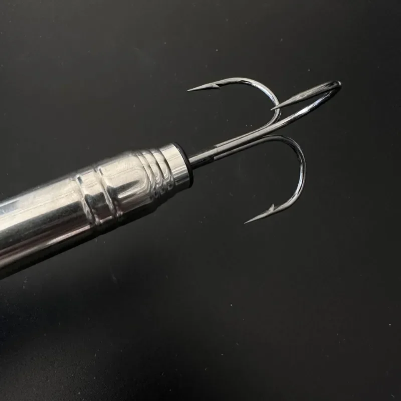 Gancho telescópico de pesca aleación aluminio y acero inox - imagen 2