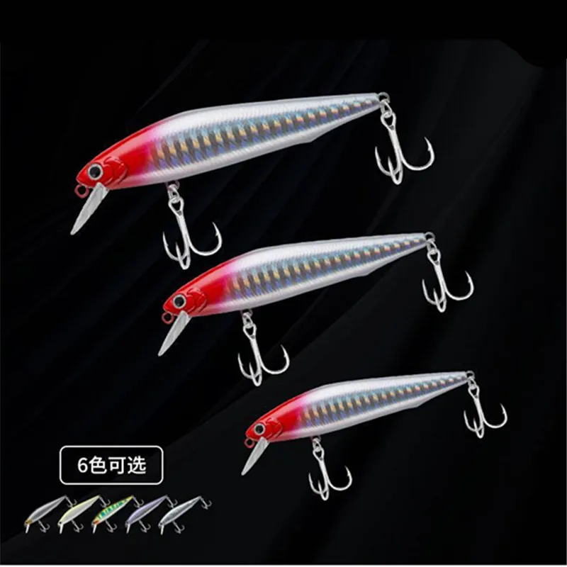 Señuelo Wobbler Minnow hundible con ojos 3D - imagen 4
