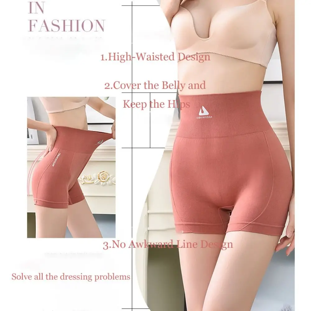 Shorts de yoga cintura alta sin costuras elásticos control abdomen - imagen 4