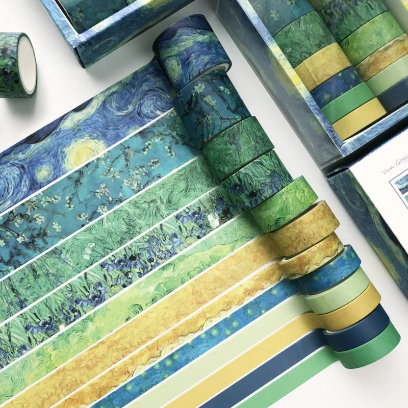 Cinta washi vintage adhesiva para scrapbooking kawaii japonesa - imagen 5