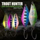 Cuchara giratoria de cobre Mustad para trucha, anzuelo