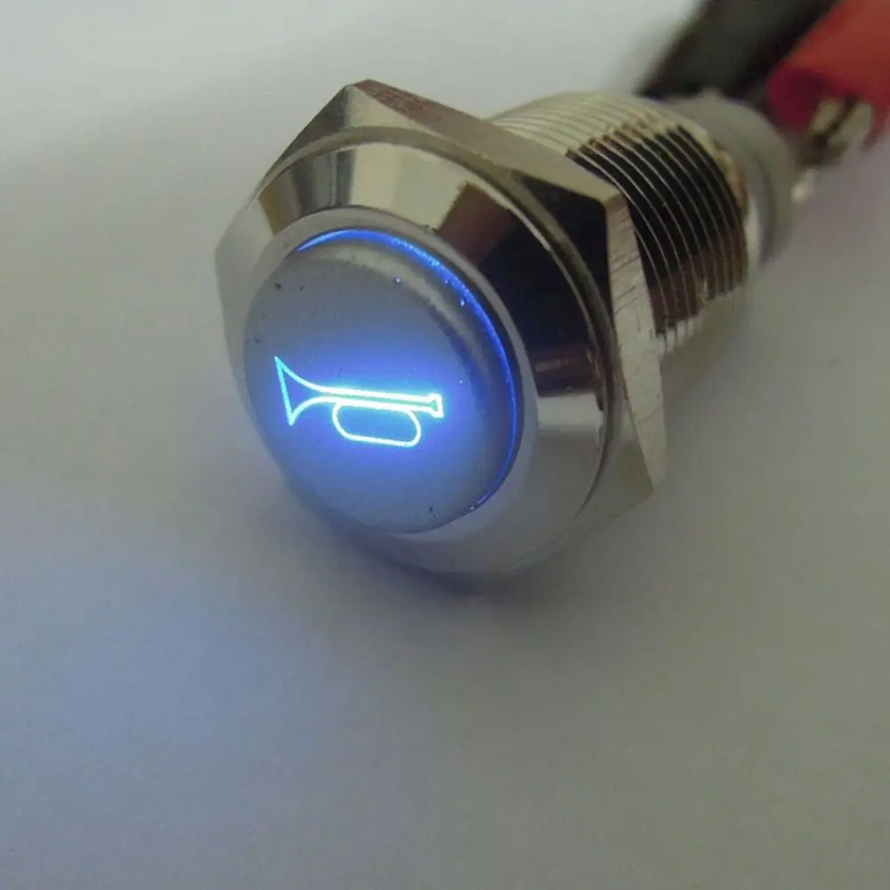 Interruptor momentáneo con LED para encendido de coche - imagen 3