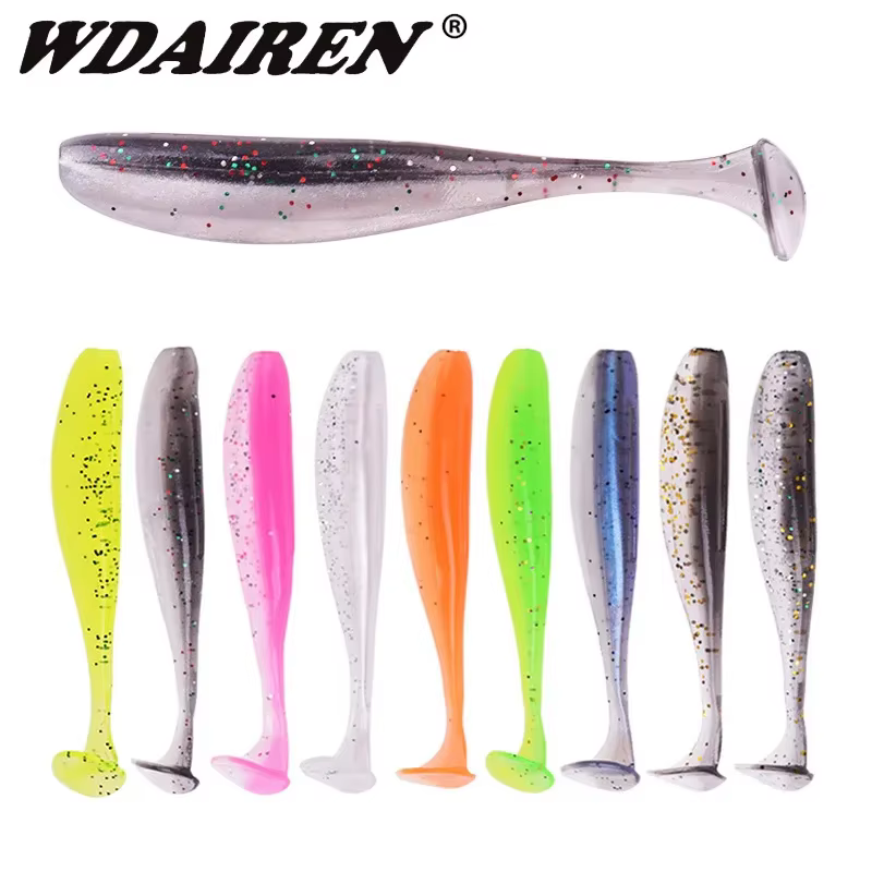 Wobblers T Tail de Silicona – Cebo Blando para Carpa y Lubina - imagen 5