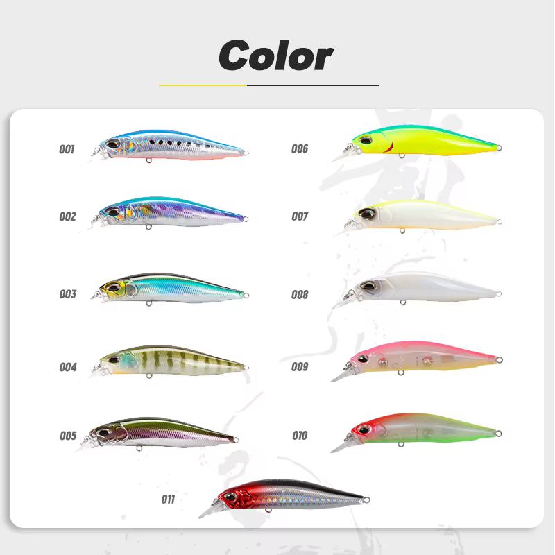 Anzuelo D1 Rozante 77mm 8,4G – Jerkbait suspendida para lubina - imagen 2