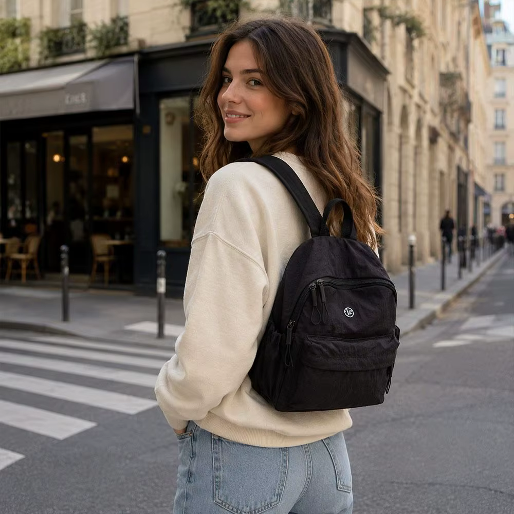 Mochila Ligera de Lona para Mujer – Versátil para Viajes y Ocio - imagen 3
