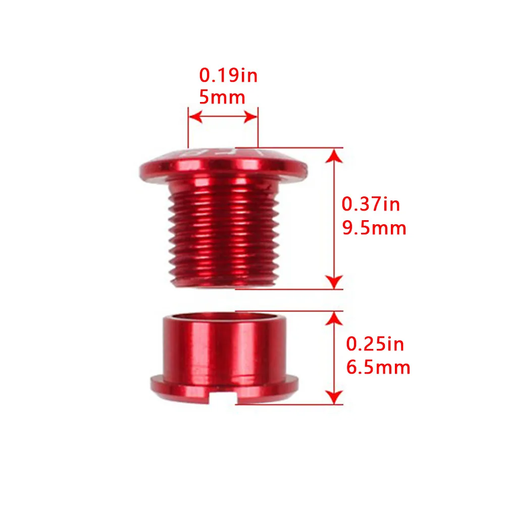 Juego de 4 tornillos de plato de aleación 7075