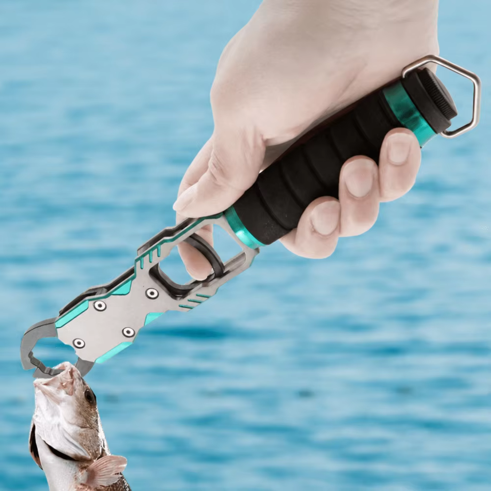 Alicates Telescópicos de Pesca 360° con Báscula 18 kg