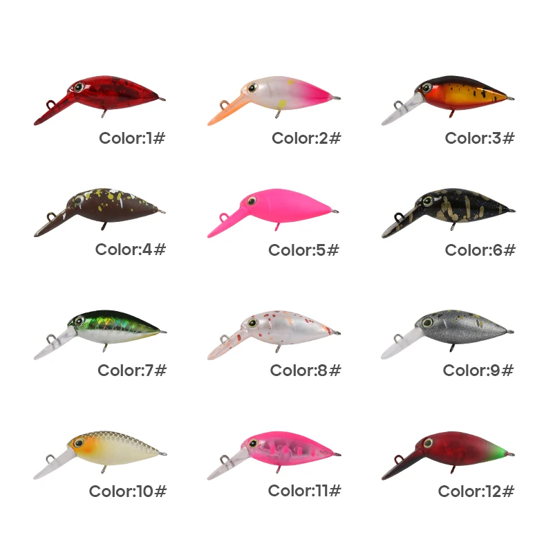 LETOYO Crankbait flotante alta frecuencia para trucha - imagen 3
