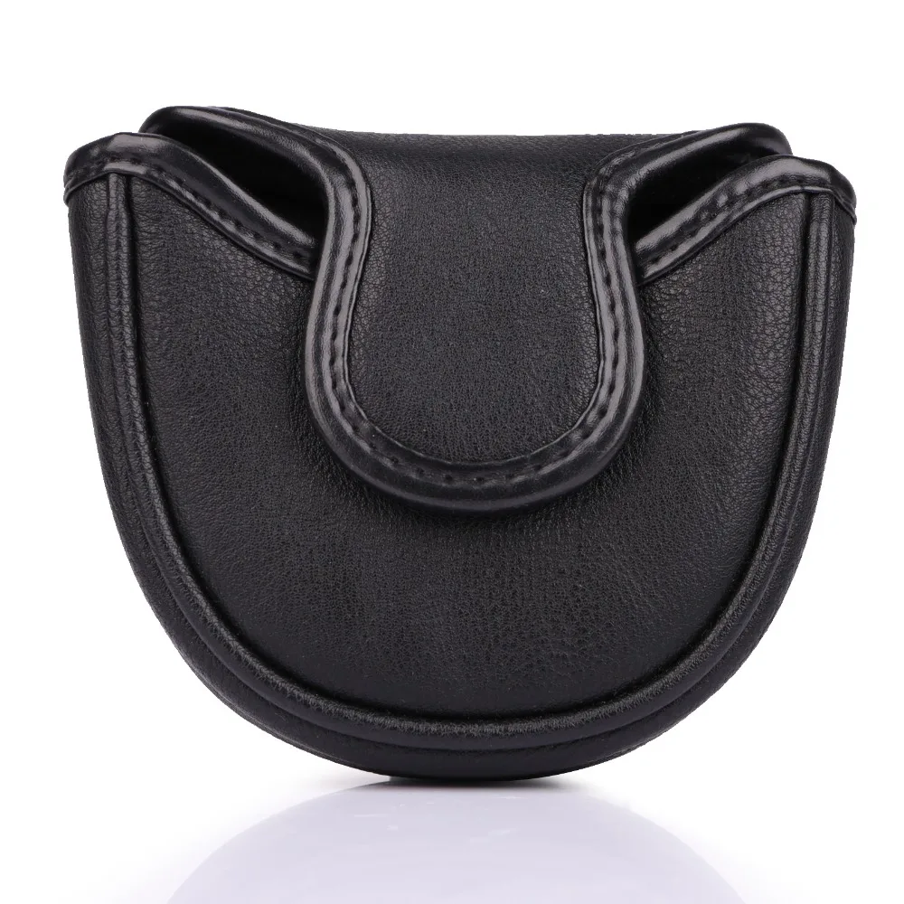 Funda de cabeza de putter con cierre magnético PU negro tiburón