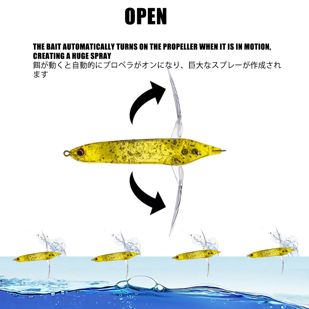 Dragonfly Topwater Crawler - Señuelo para lubina - imagen 4