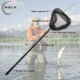 Red de pesca plegable grande de aluminio con malla reforzada - imagen 3