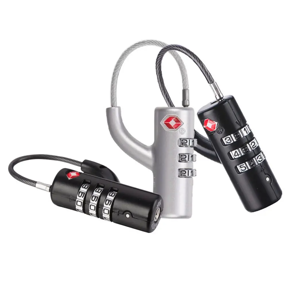 Candado TSA con cable para sujetar equipaje