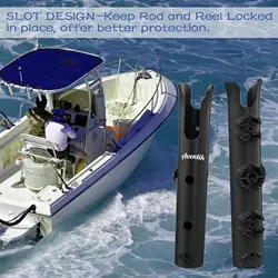 Aventik Portacañas tubular – Montaje lateral para barco