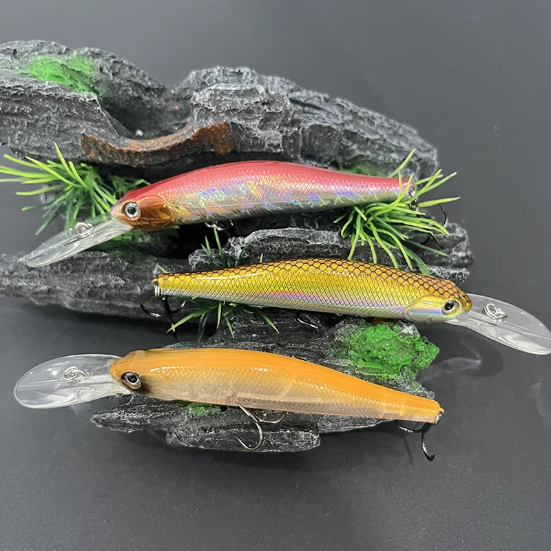 Wobbler Minnow hundible para trucha y lucioperca – Swimbait - imagen 2