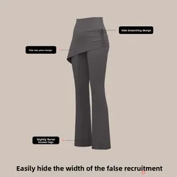 Leggings 2 en 1 Mujer con Falda y Cintura Alta – Secado Rápido Yoga