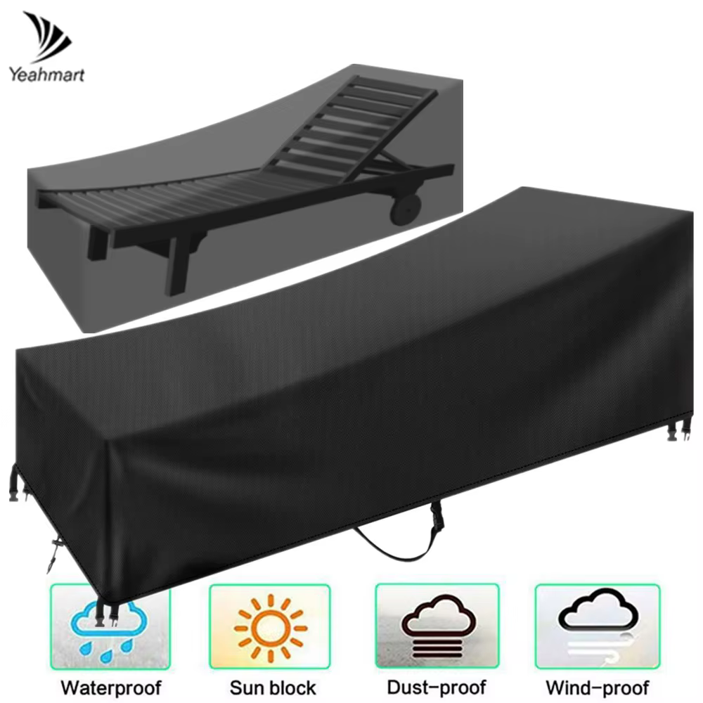 Cubierta impermeable para tumbona jardín – Protección sol y lluvia - imagen 4