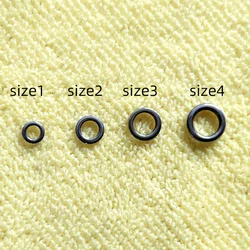 Anillos giratorios de acero inoxidable 304 para pesca de carpa