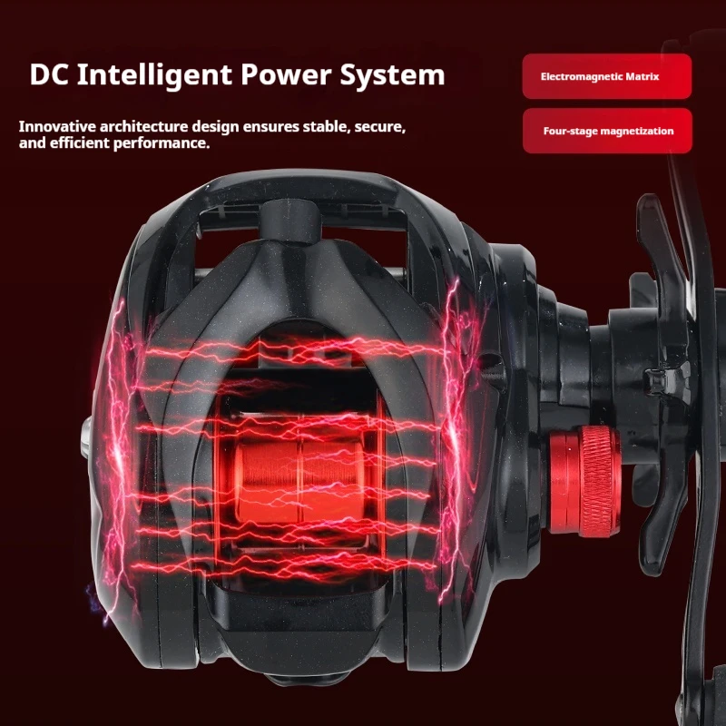 Carrete Baitcasting Lizard DC con freno electrónico inteligente y alarma de lanzamiento - imagen 2
