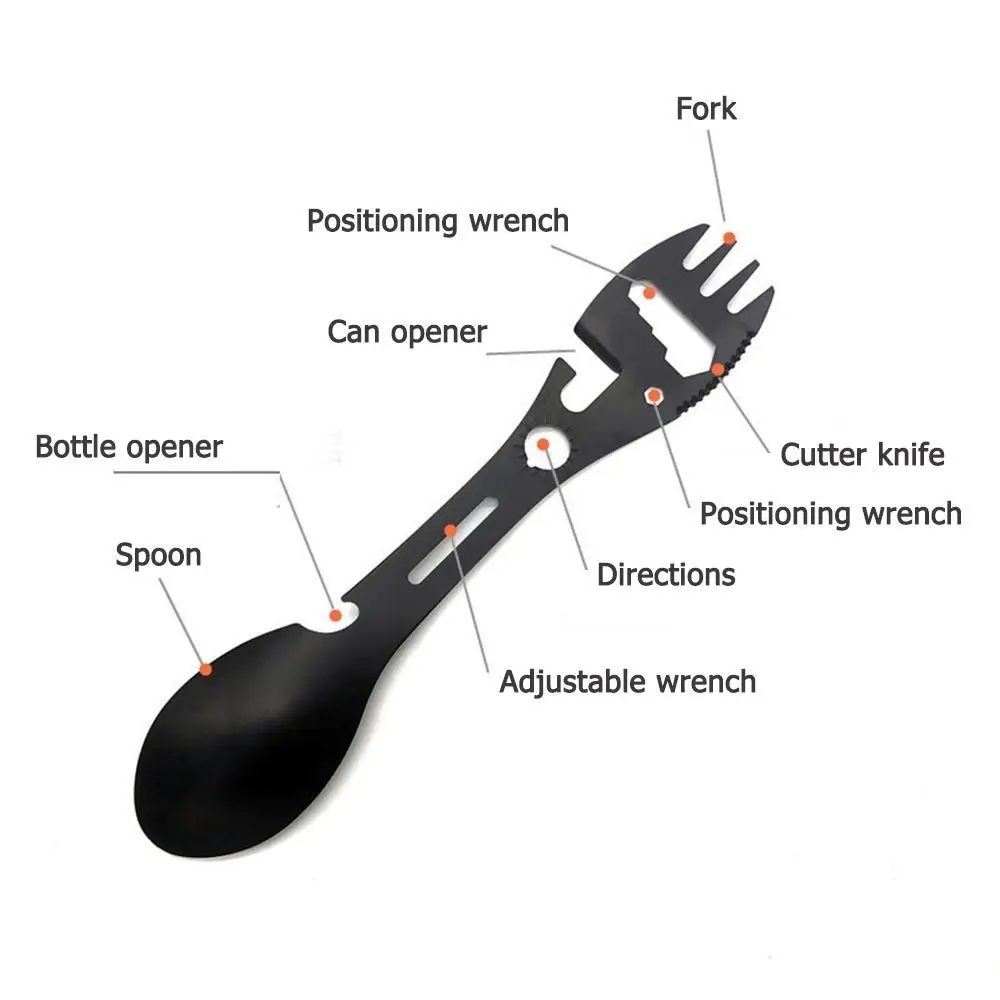 Navaja multifuncional acero inox para pesca y camping - imagen 2