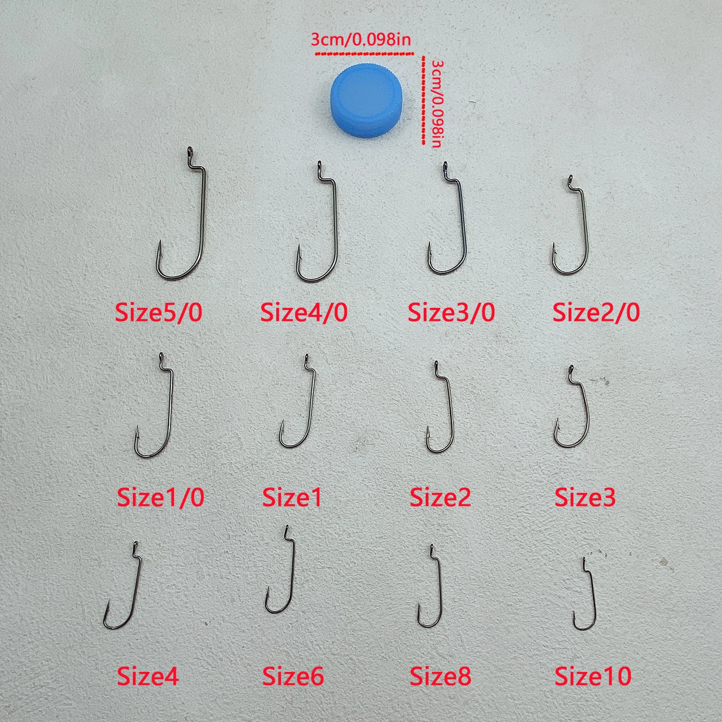 Anzuelos Jig Head para carpa con púas, softjerk y vinilo - imagen 3