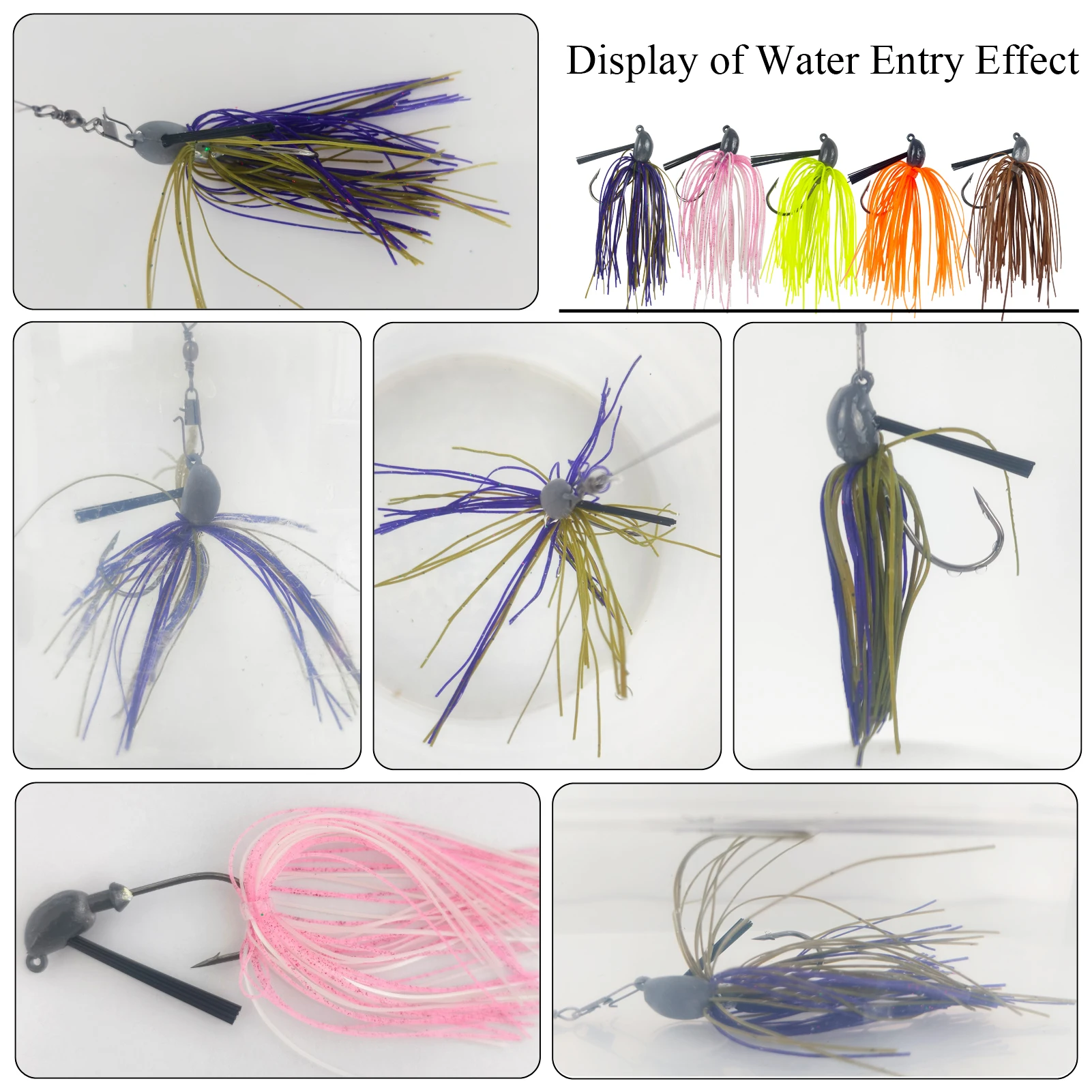 Señuelo de lubina Buzzbait con protección anti-planta Free Fisher - imagen 4