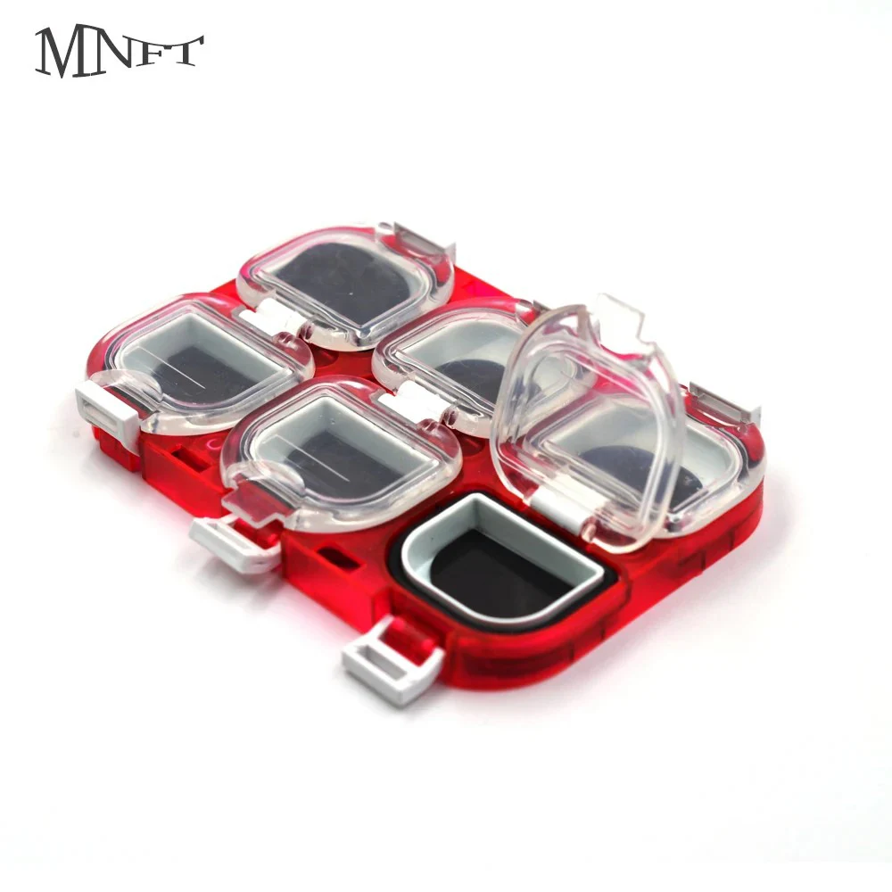 Caja de aparejos impermeable con imán y compartimentos para señuelos - imagen 4