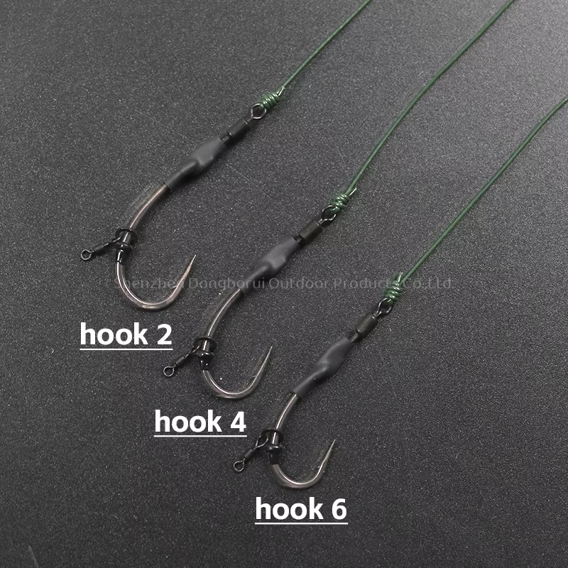 German Rig Turbo – Aparejo de carpfishing con anzuelo curvo - imagen 5
