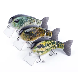 Glide Bait multiarticulado Hanlin para pesca de lucio y musky