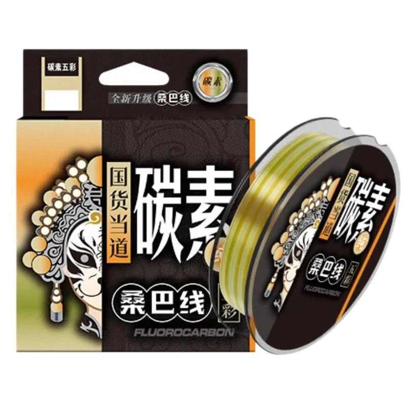 Línea fluorocarbono ThornsLine multicolor bajo estiramiento salada - imagen 3