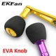 Manivela de carrete EKFan aluminio con perilla EVA para señuelos - imagen 3