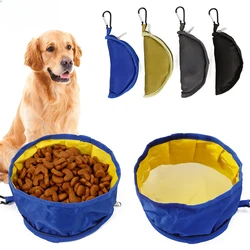 Cuenco plegable para perros - Agua y comida para viaje al aire libre