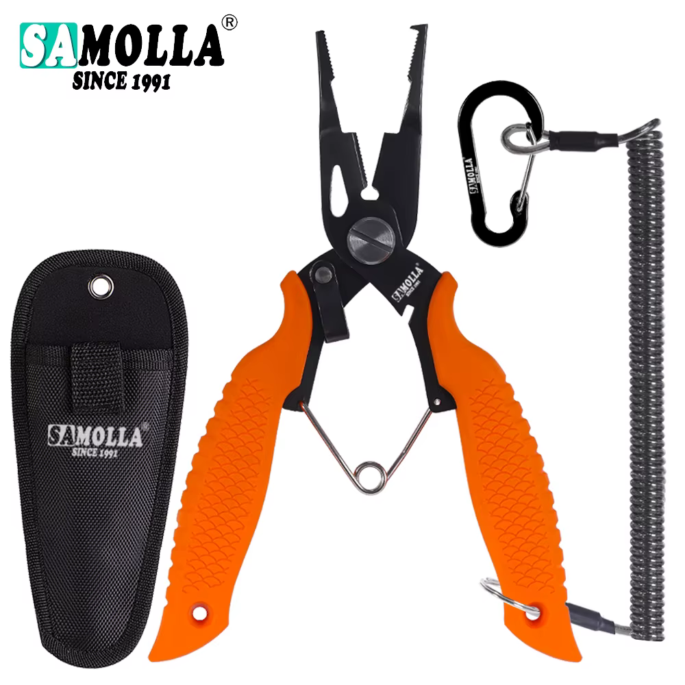 Pinzas con cutter para línea trenzada – Acero inoxidable