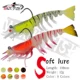 WALK FISH Señuelo vinilo camarón con cebo luminoso para lubina - imagen 2