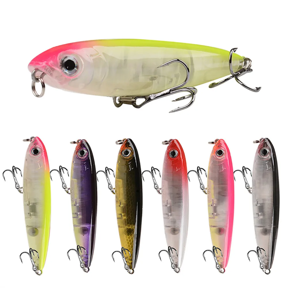 Stickbait Wobbler flotante de cebo artificial tipo lápiz superficie - imagen 3