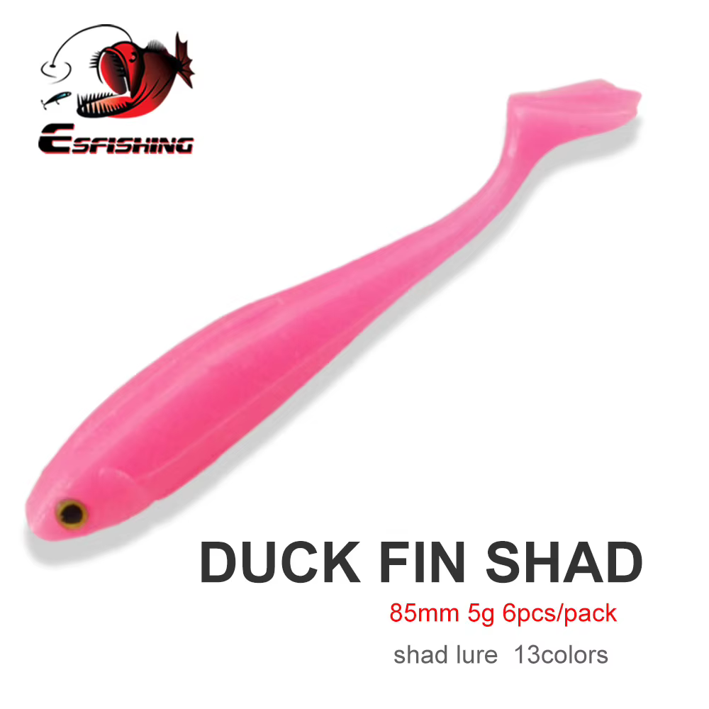 ESFISHING Swimbait Sábalo 85mm – Cebo blando con olor a pato - imagen 3