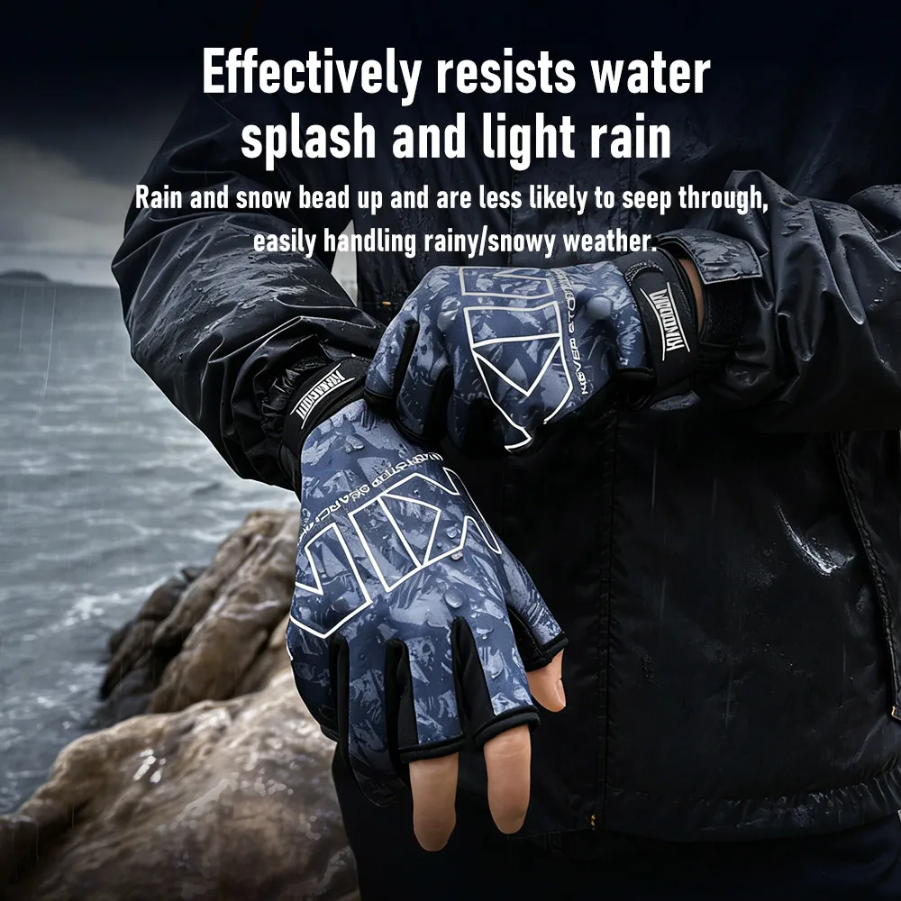 Guantes térmicos Kingdom 3 dedos para pesca en hielo y escalada - imagen 3