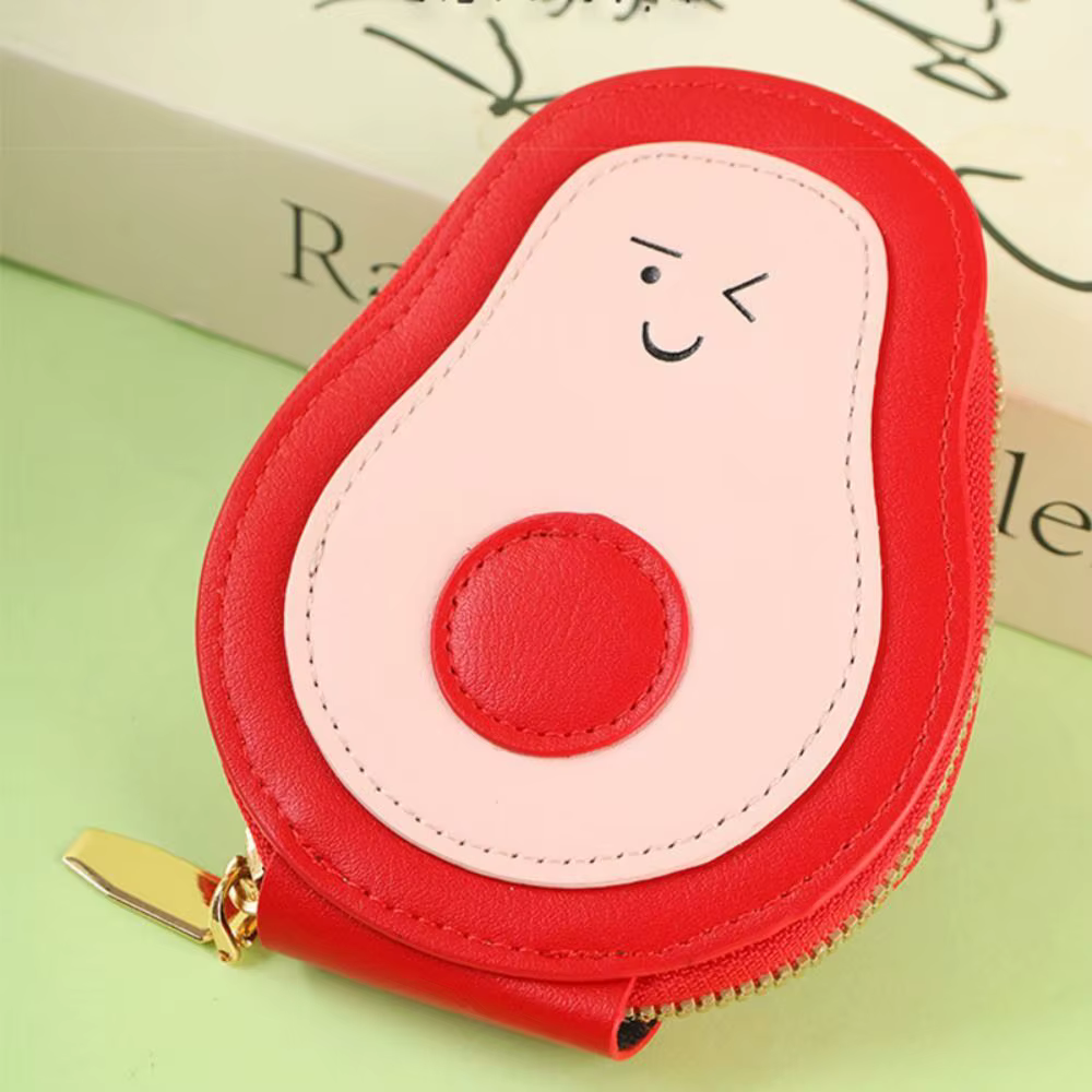 estuche tarjetas visita aguacate viaje comodo ligero
